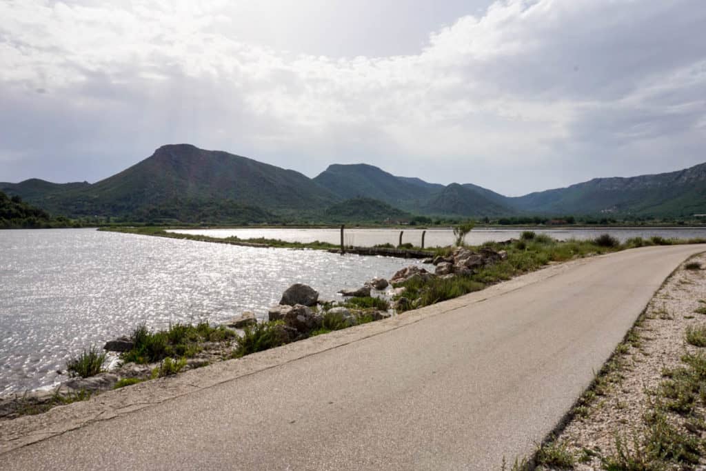 Wine Tour and Traditional Peka Cooking Class in Croatia's Peljesac Peninsula. A perfect way to explore Dalmatia and a great day trip from Dubrovnik. Looking over the salt flats of Dalmatia