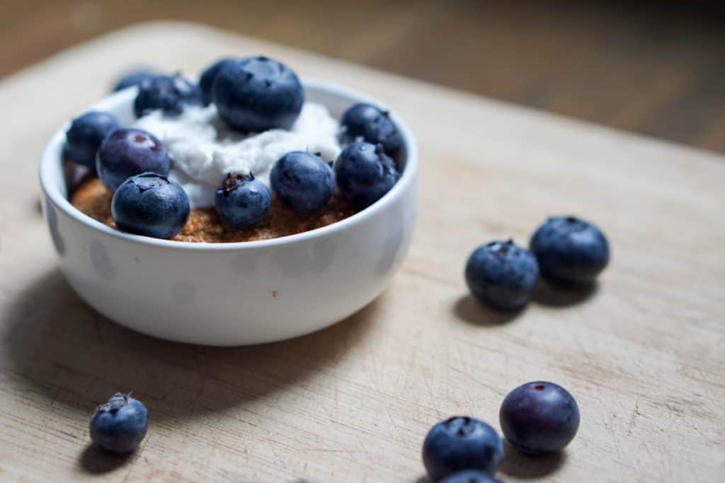 Sometimes you need a personal cake, so you make this Easy Single Serving Paleo Lemon Almond Cake and don't even feel bad - sugar, dairy, grain & gluten free