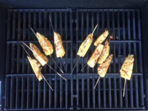 A healthy paleo BBQ option, this grilled pineapple skewers with cinnamon recipe has two ingredients: pineapple and cinnamon. Bring simple back to the backyard BBQ.