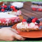 Rhubarb Cashew Ice Cream Cake Recipe