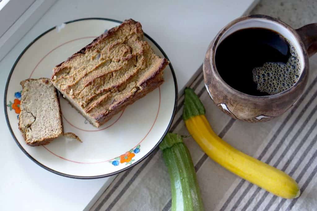 A mini zucchini bread recipe healthy enough for every morning - gluten free, dairy free, refined sugar free, AIP and paleo - best of all, it only takes 5 minutes to blend before baking.