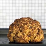 Roasted Harissa Cauliflower with Whipped Tahini makes a great side dish, dinner, and topping for salad bowls.