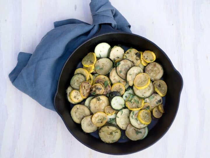 Mexican summer squash is a light, savory and slightly spiced side dish inspired by the street food of Mexico and designed for spring nights and summer barbeques. Quick, easy, ready in minutes, and bound to step-up your steak game.