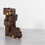 Stacked Chocolate Peanut Butter Cup Hearts wide
