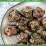 Beet Green Bison Meatballs