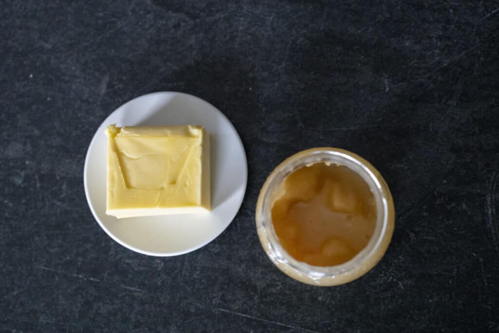 light honey and butter